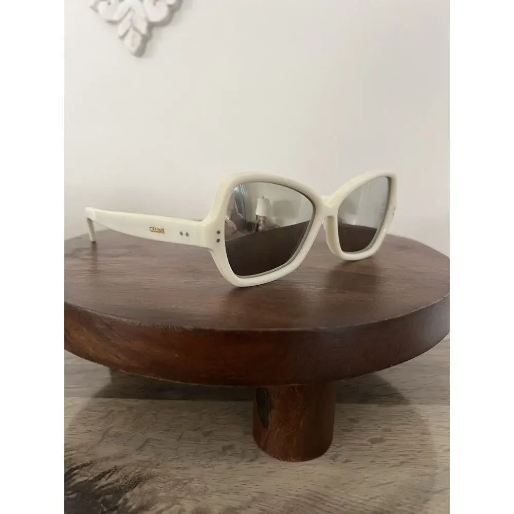 Celine White Butterfly Sunglasses CL400751 25c 56-14-145